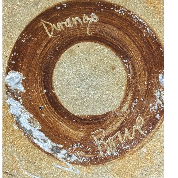 Donna Rowe Durango Pottery Vintage Large Oval Serving Platter Bowl Aspen Leaves - Picture 7 of 7